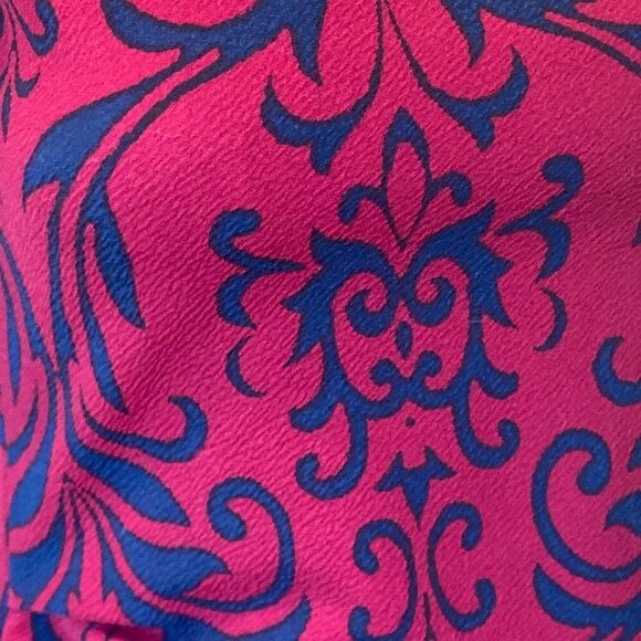 PinkBlush Fitted Maternity Short Sleeve Dress S Burgundy #287K - Picture 6 of 8